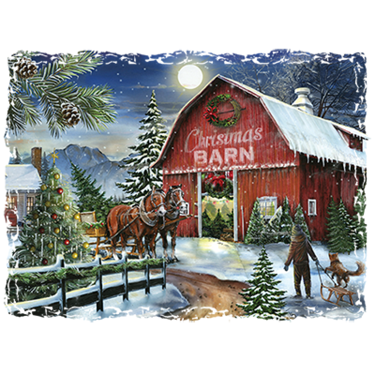 BP21511HD2 Christmas Barn