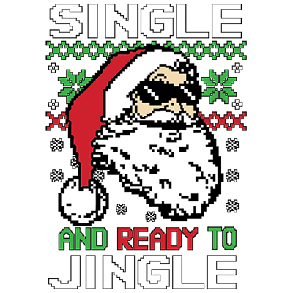 BP23408EL2 Single Jingle Santa