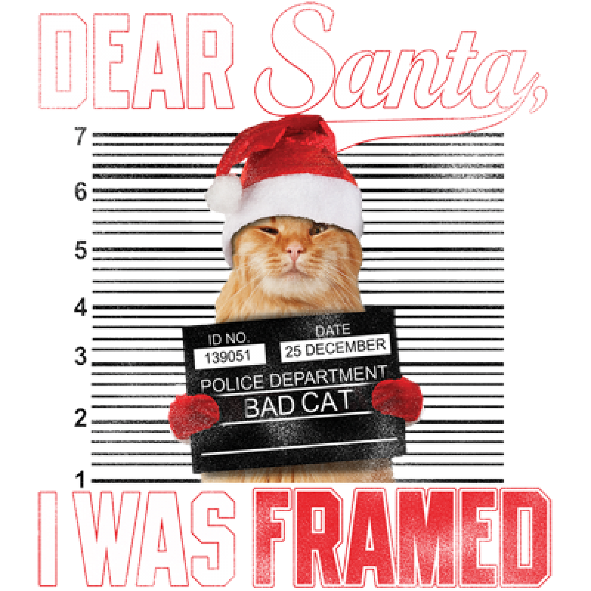 BP23413HD2 Dear Santa Framed