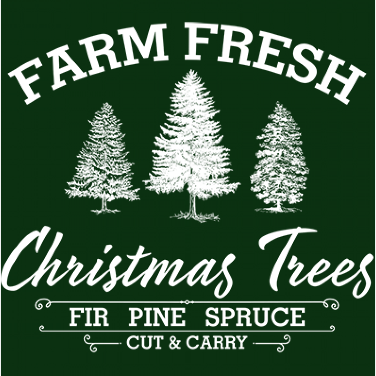 BP27273ED4 Farm Fresh Christmas Trees
