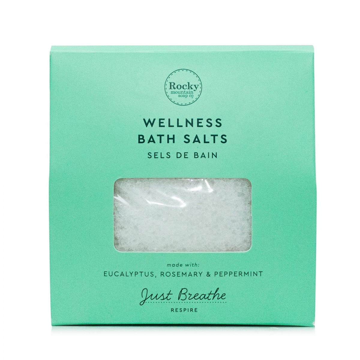 Rocky Mountain Soap Wellness Bath Salts Just Breathe
