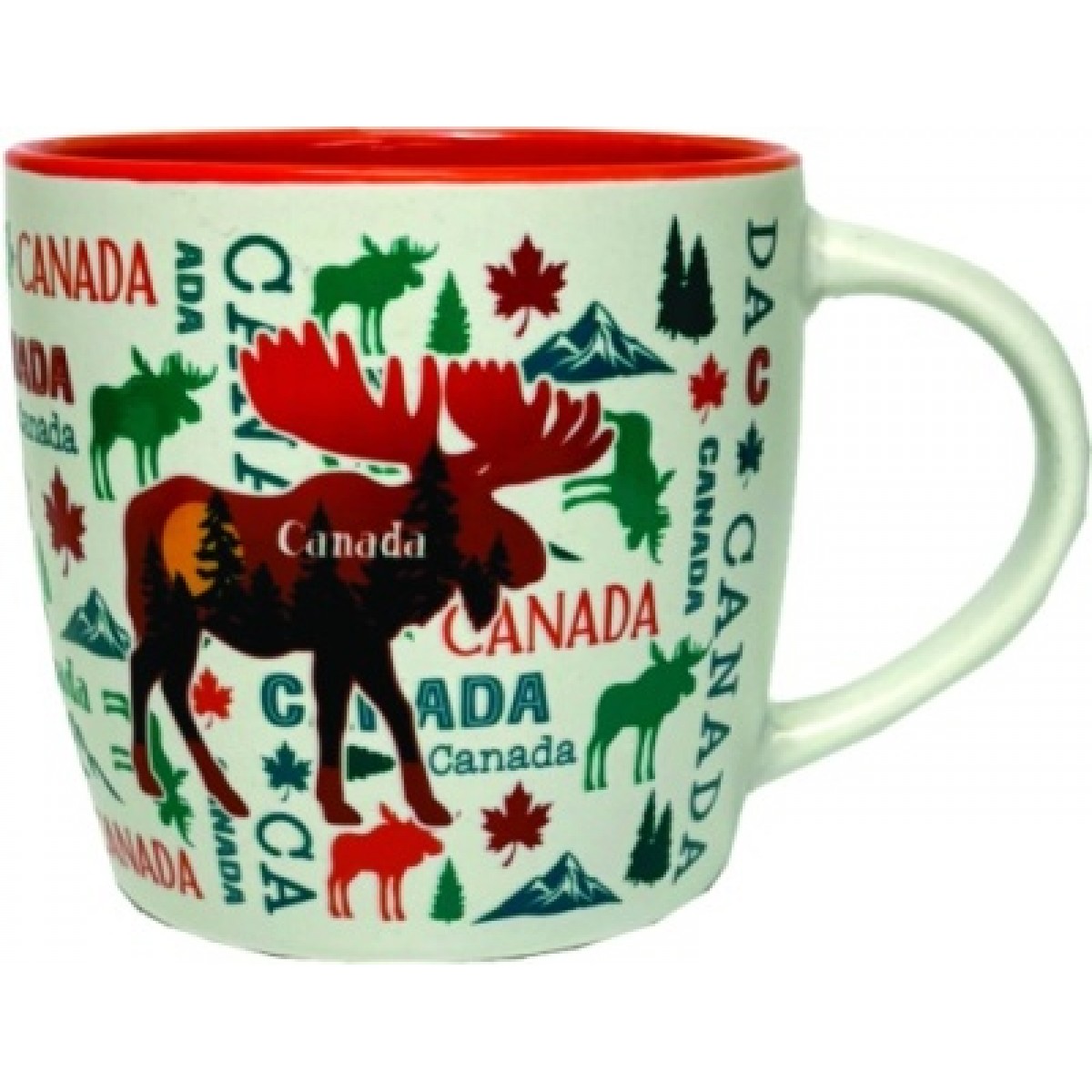 Canada Moose Motif 3D 18oz Mug