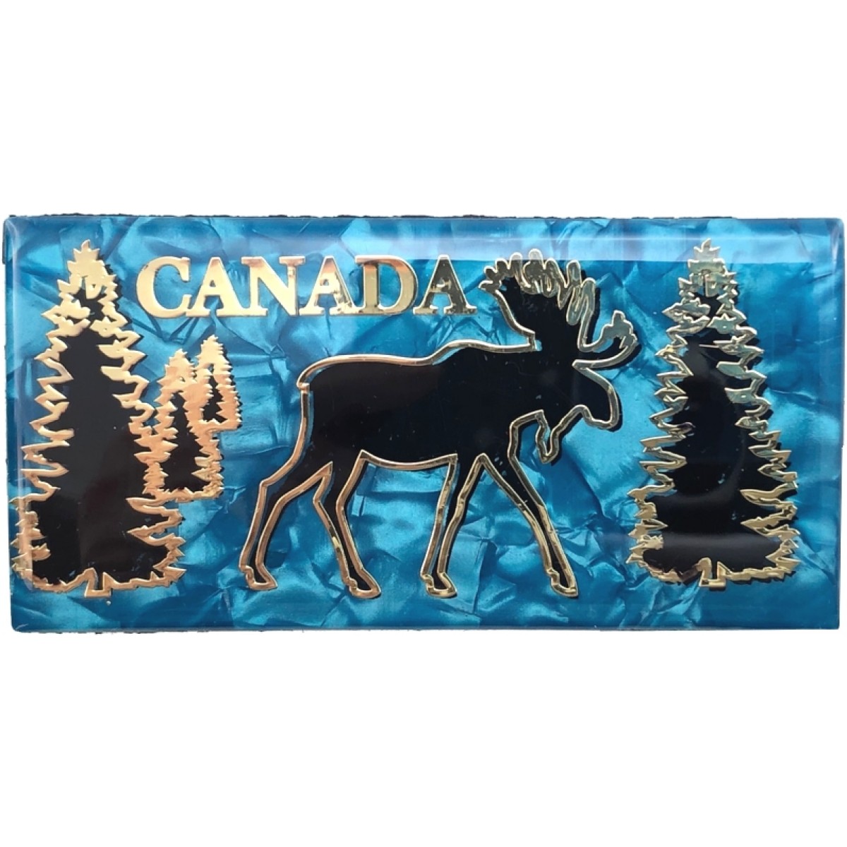 Canada Moose Laser Magnet