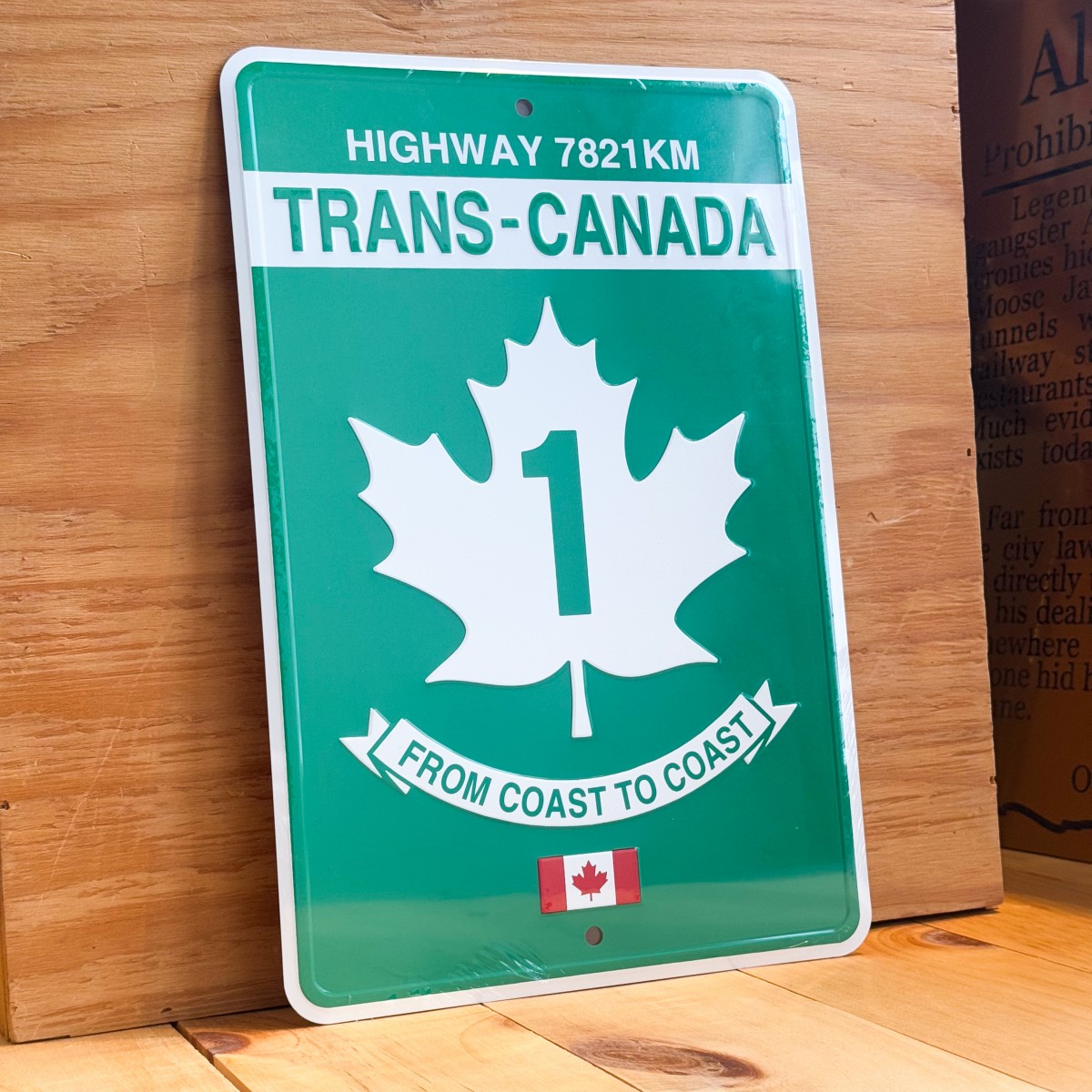 Canada Aluminum Road Sign 12x8 Trans-Canada Highway