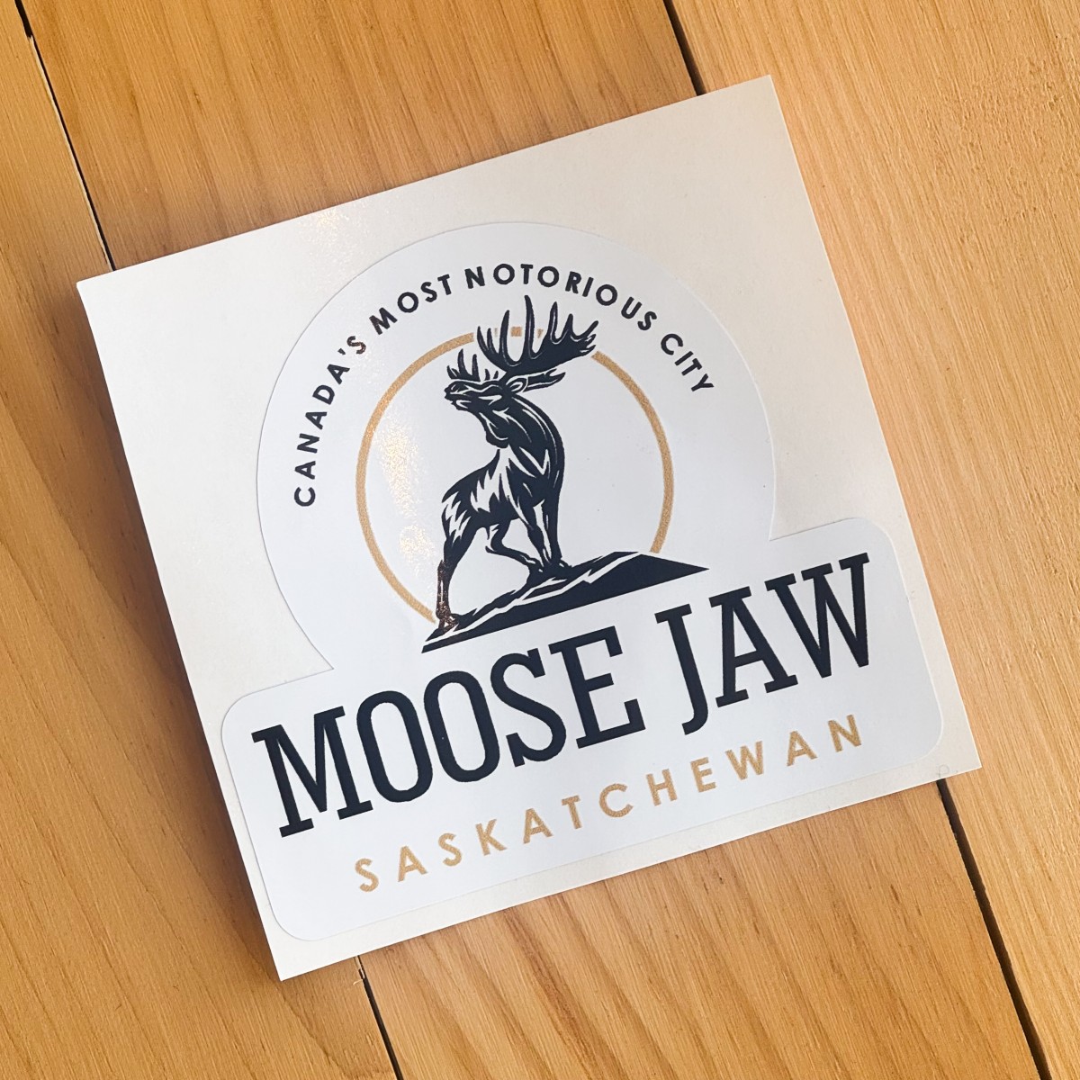 Moose Jaw Canada's Most Notorious City Official Logo Decal