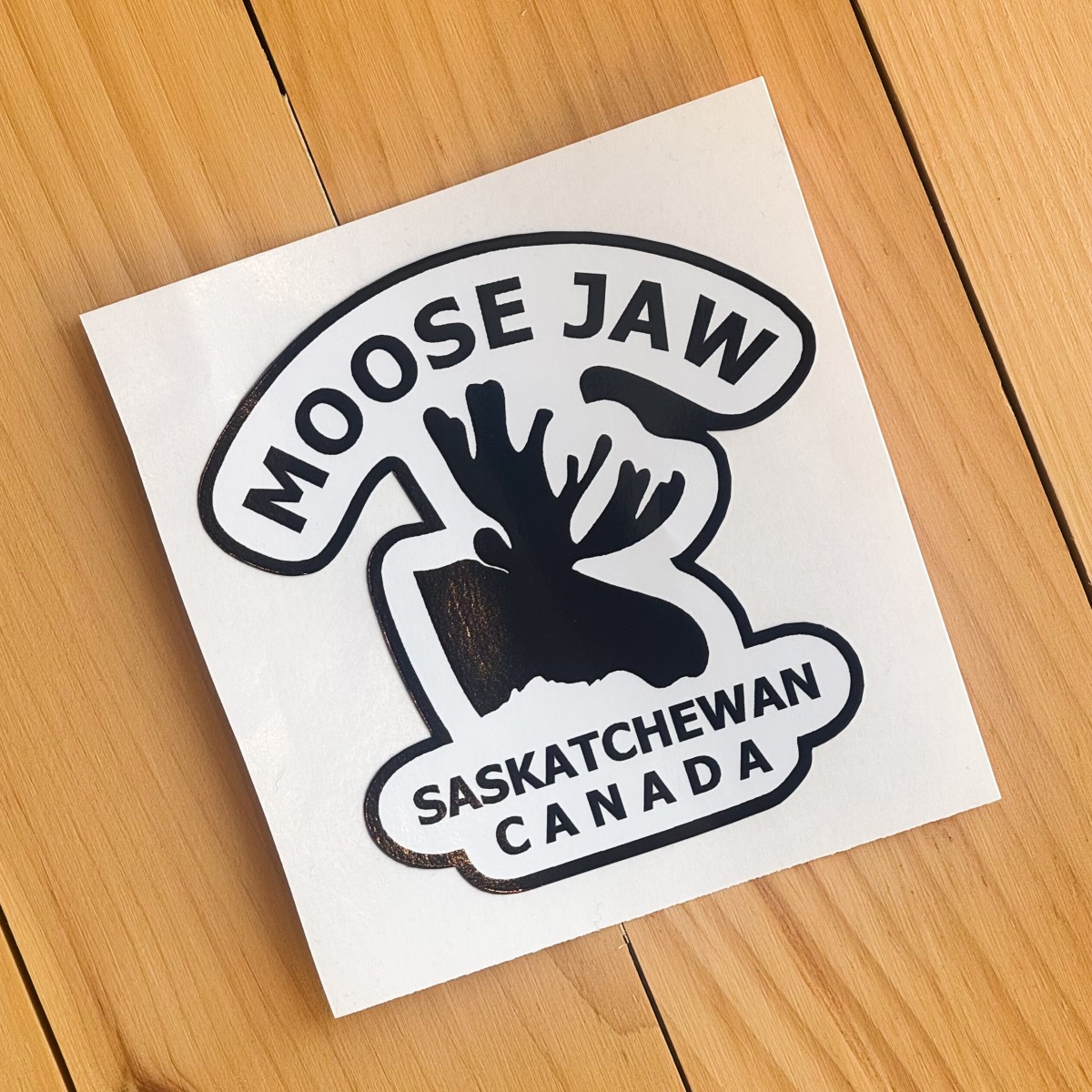 Moose Jaw Moose Crest Decal