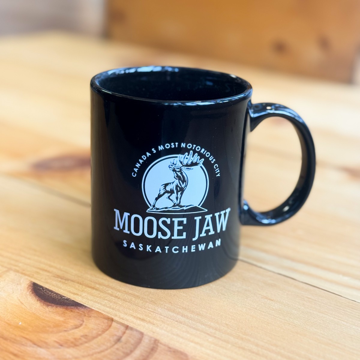 Moose Jaw Mug Canada's Most Notorious City Black 11oz