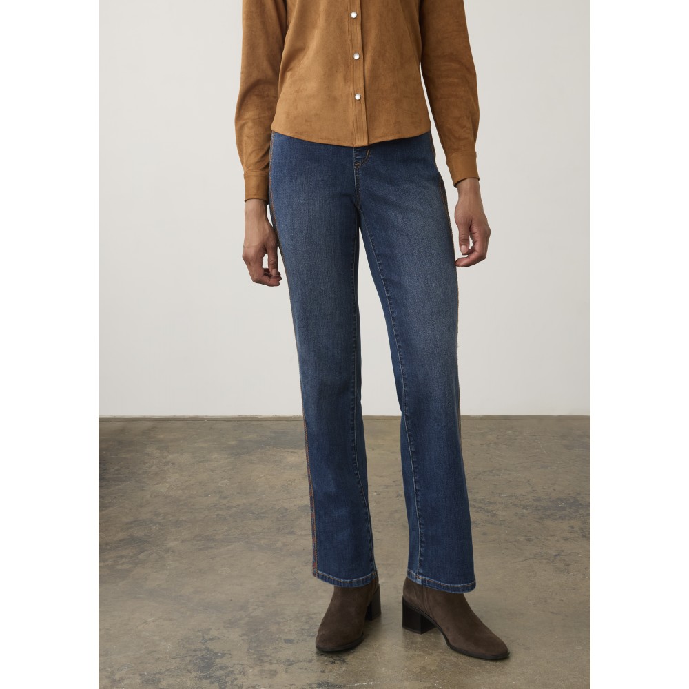 French Dressing - Pull-On Straight Ankle - Dark Blue