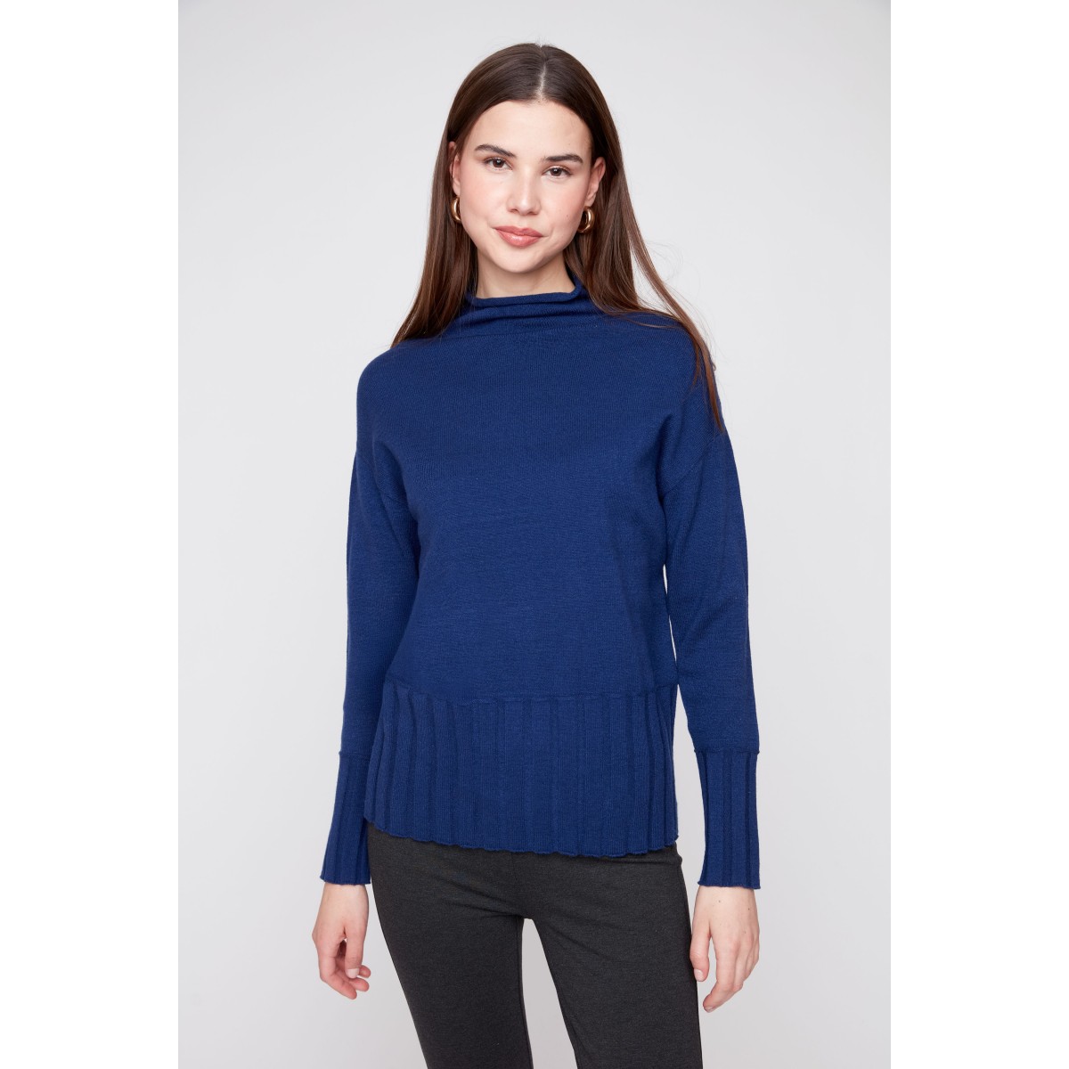 Renuar -  Knit Sweater - Royal