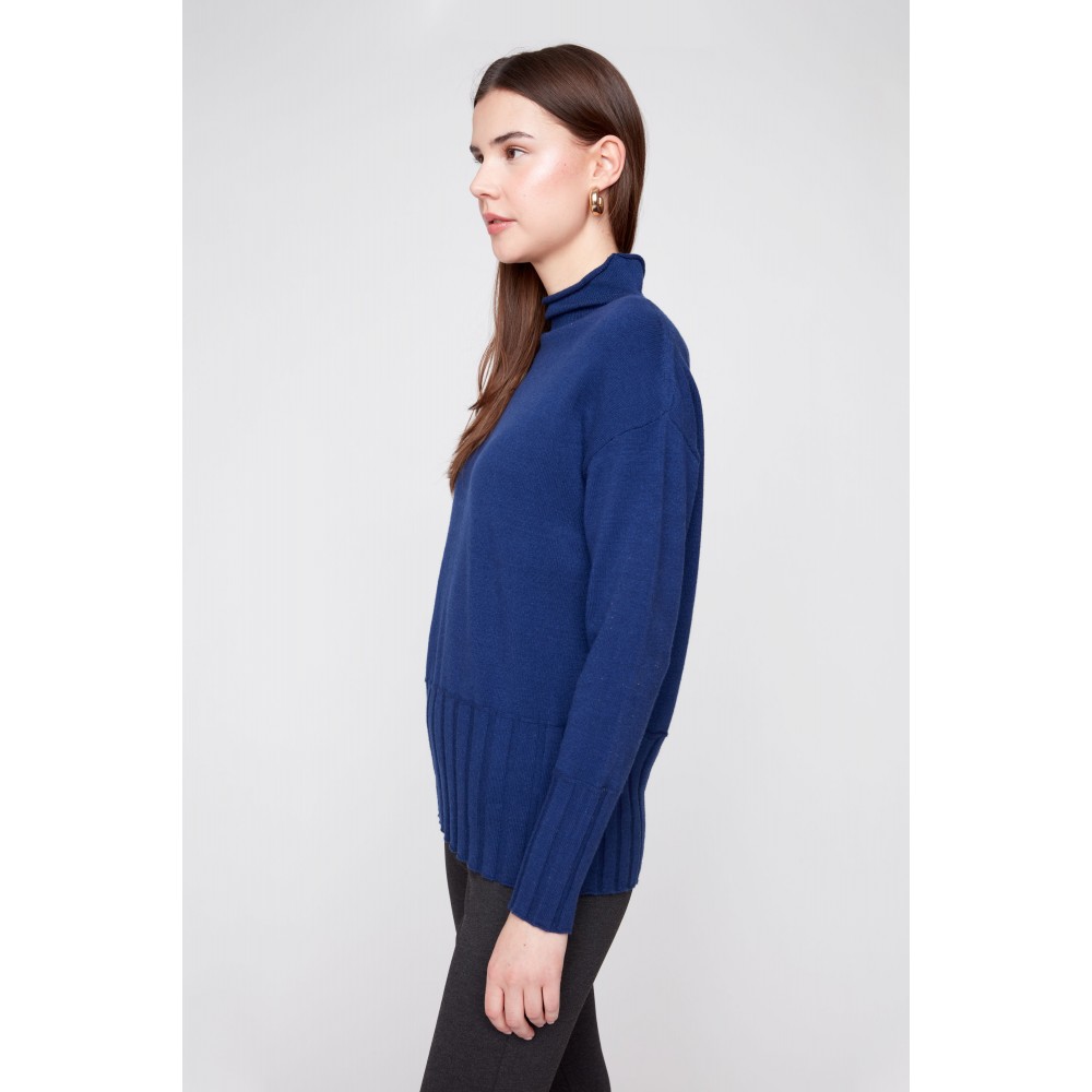 Renuar -  Knit Sweater - Royal