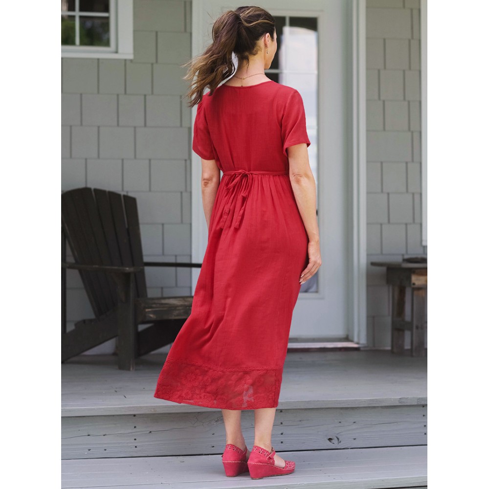 April Cornell - Love Note Dress - Red