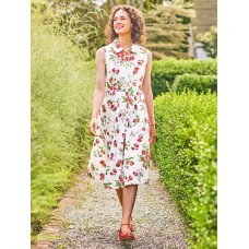 April Cornell - Strawberry Porch Dress - White