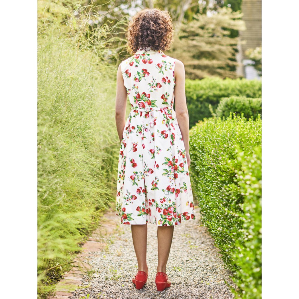 April Cornell - Strawberry Porch Dress - White