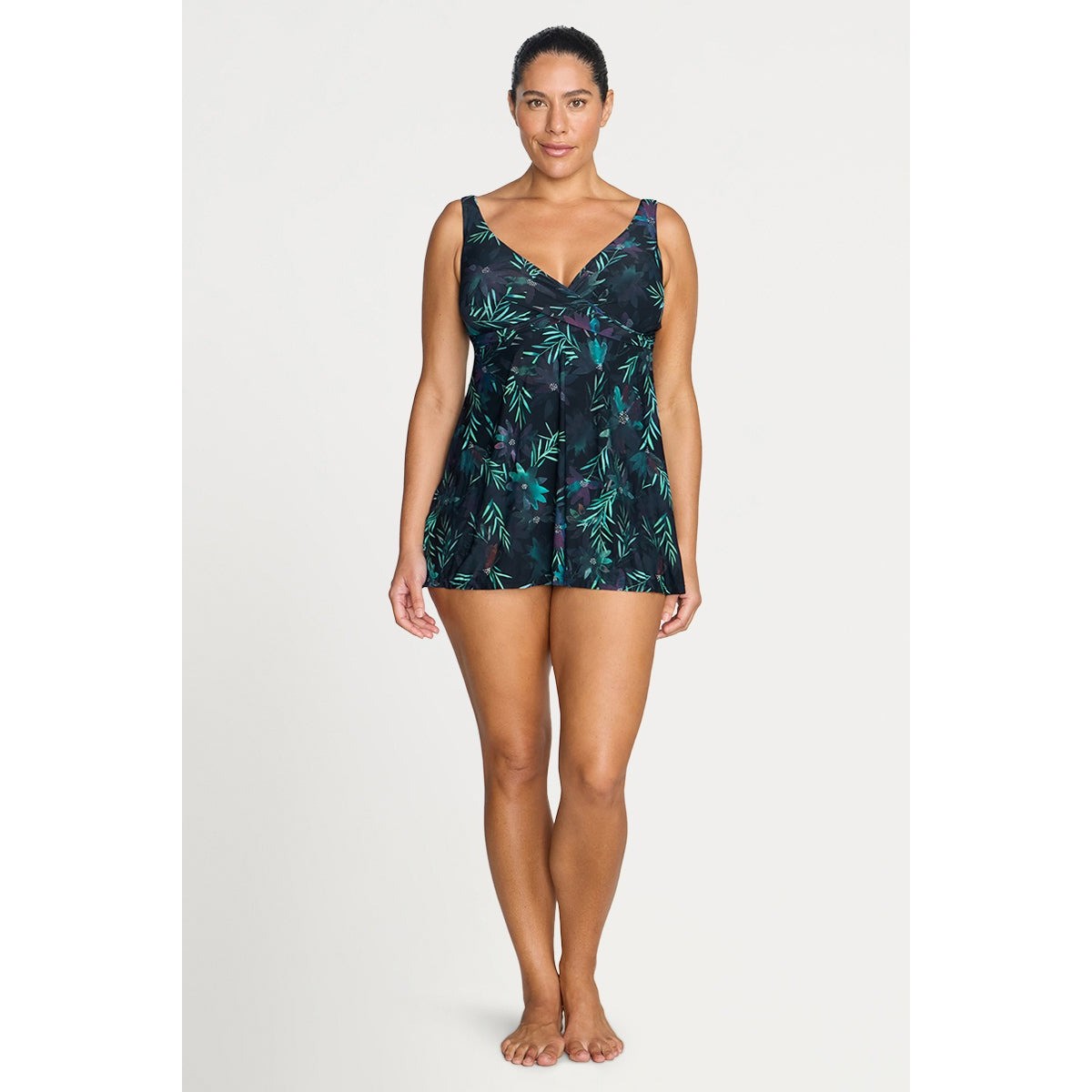 Artesands - Lunafleur Delacroix Cross Over Swim Dress - Navy Artesands - Lunafleur Delacroix Cross Over Swim Dress - Navy