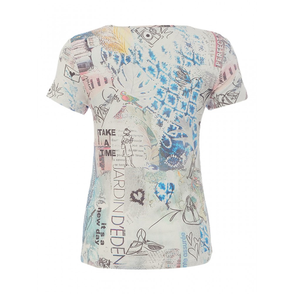 Dolcezza Knit Pullover - "Collage 46" #26731