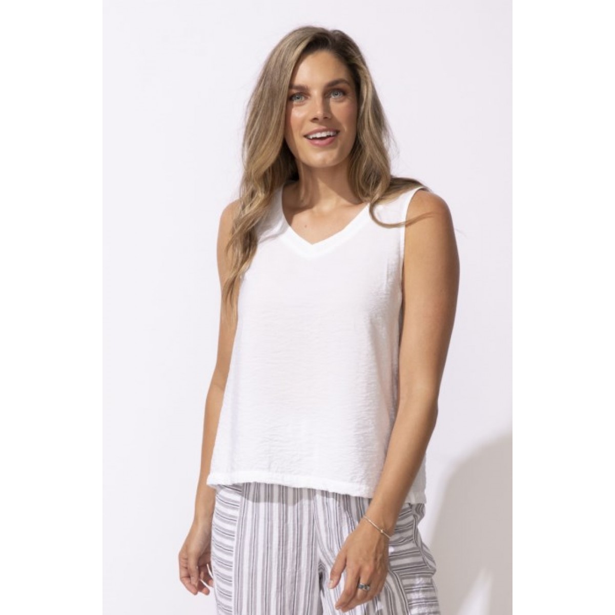 Escape by Habitat - Resort Tank Solid - White