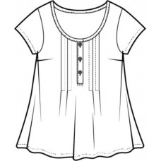 Escape by Habitat - Pleated Pullover Solid - White