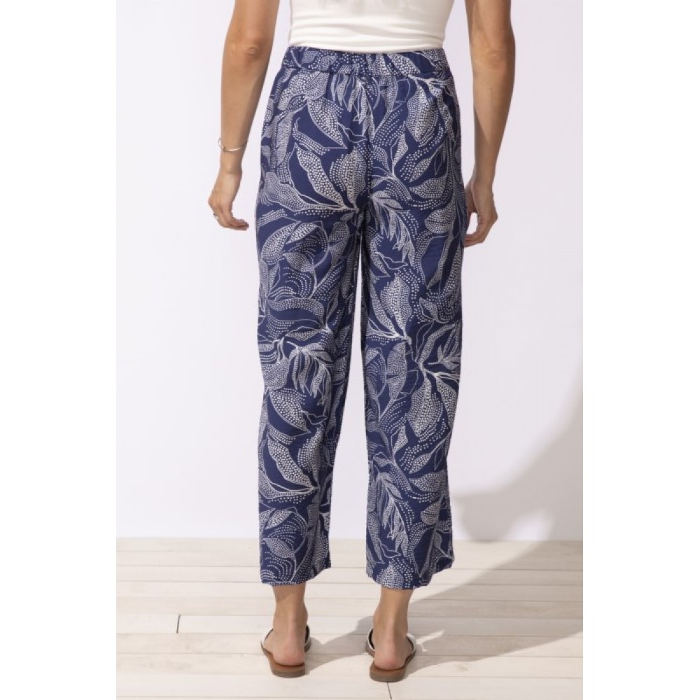 Escape by Habitat - Resort Pant Leaves - Navy