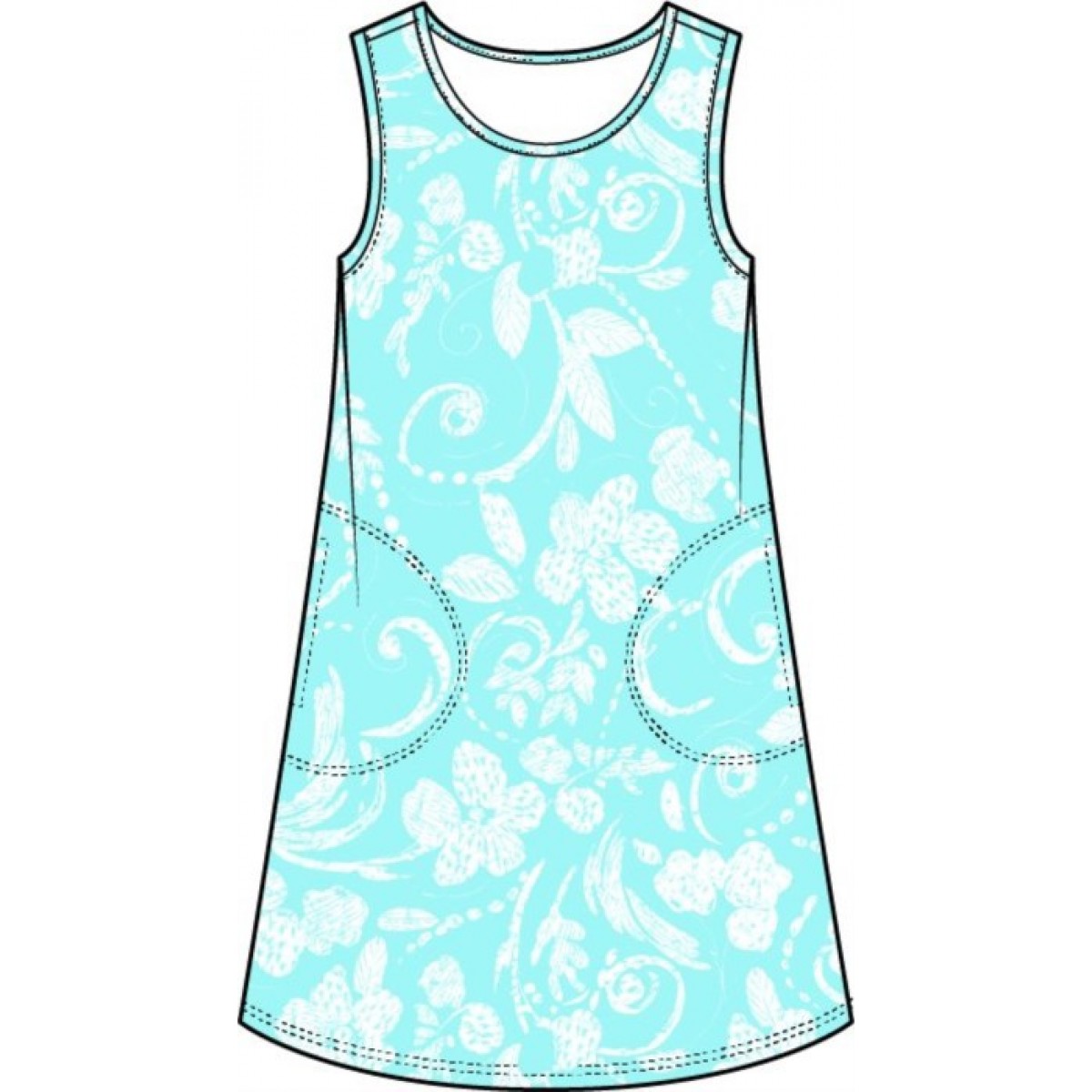 Escape by Habitat - Easy Tank Dress - Mint