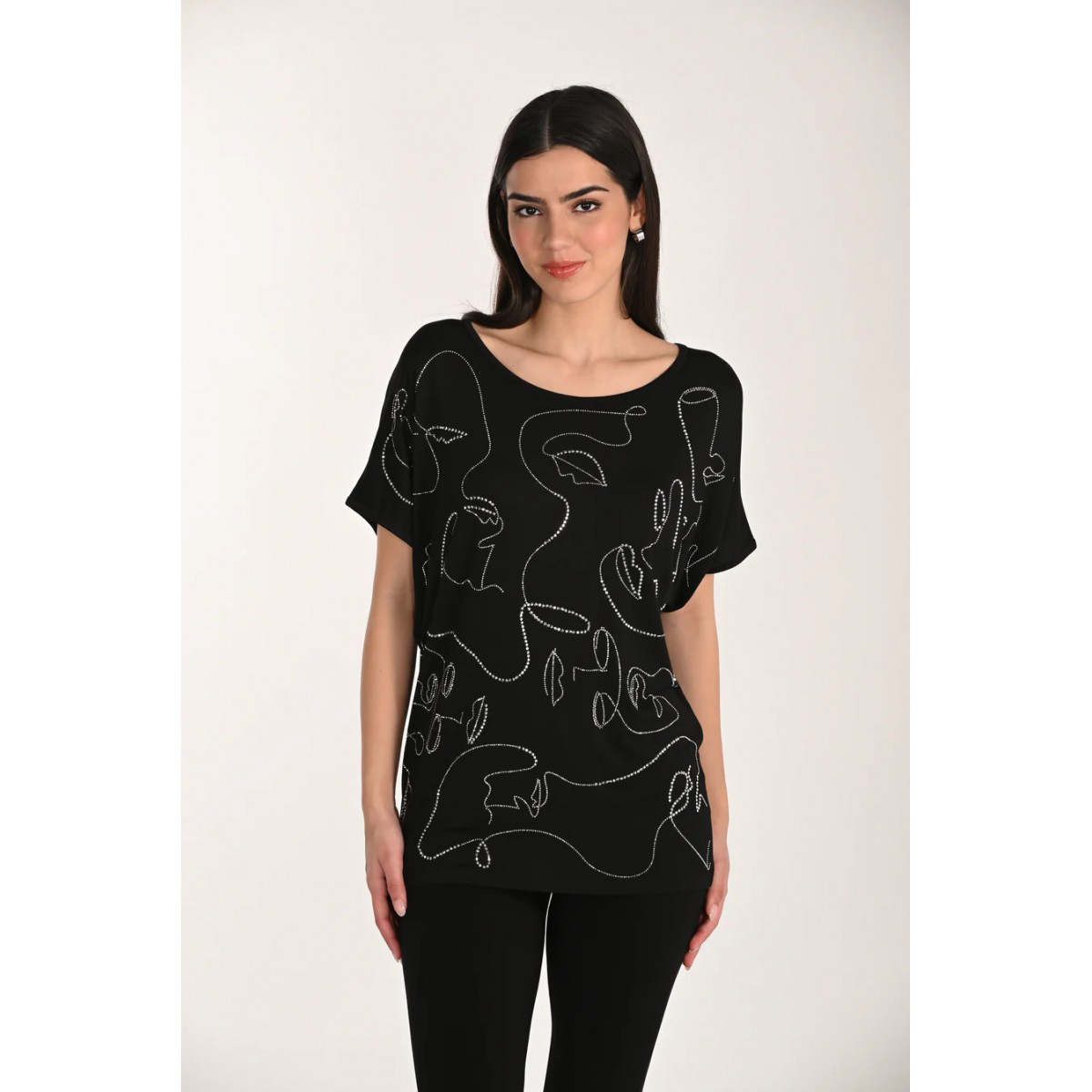 Frank Lyman - Knit Top #266542 - Black