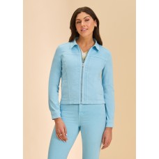 French Dressing - Zip Front Jacket - Pacific Blue