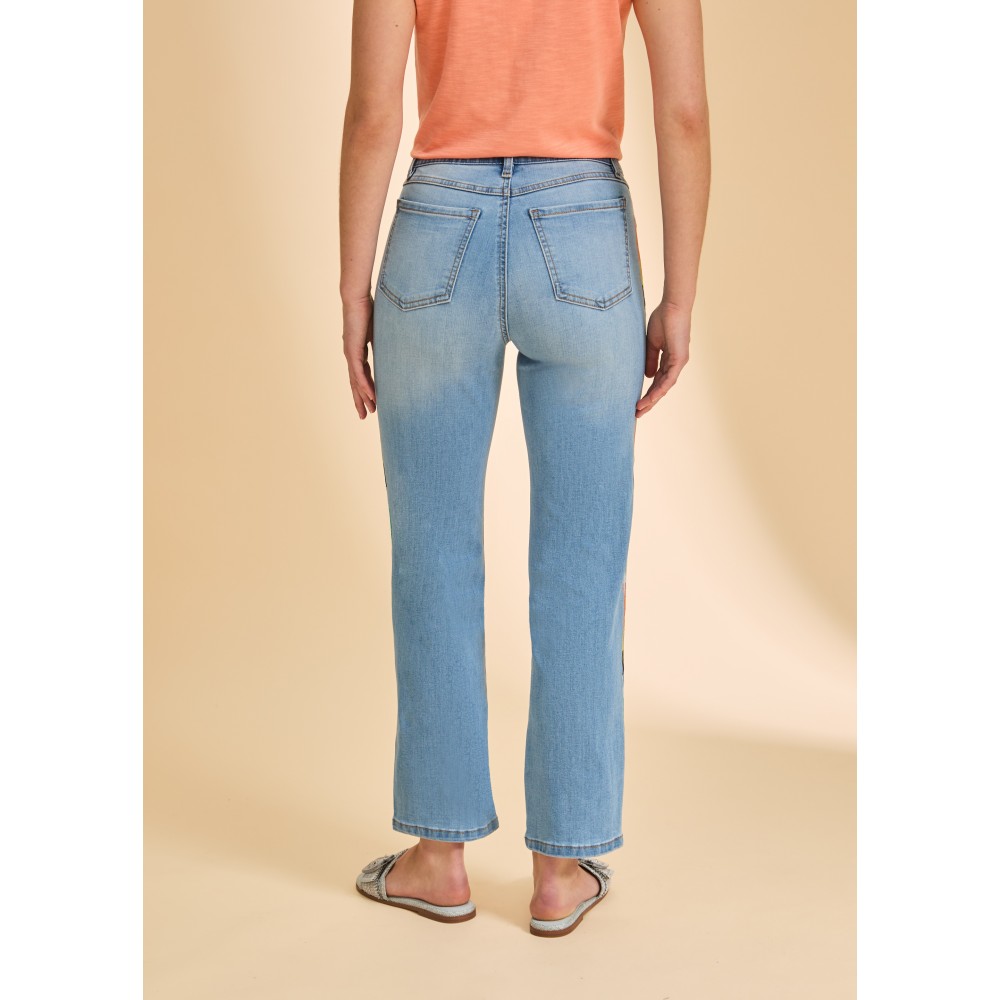 French Dressing - Pull-On Straight Ankle - Medium Blue