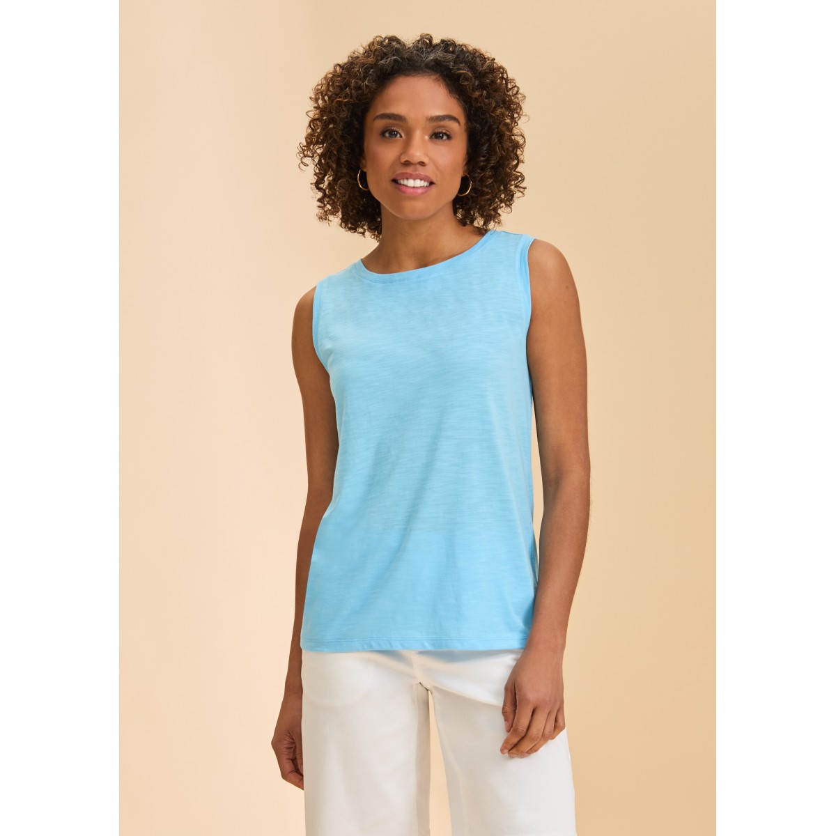 French Dressing - Boat Neck Cami - Pacific Blue