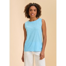 French Dressing - Boat Neck Cami - Pacific Blue
