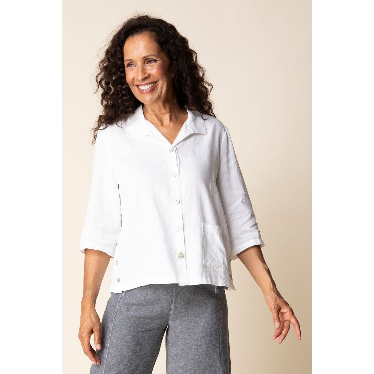 Habitat - Relaxed Camp Shirt - White