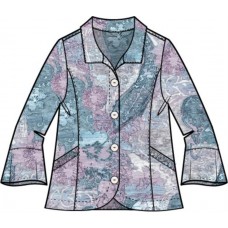 Habitat - Shirred Shirt Jacket - Topaz