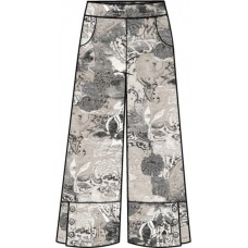 Habitat - Button Hem Crop Pant - Willow