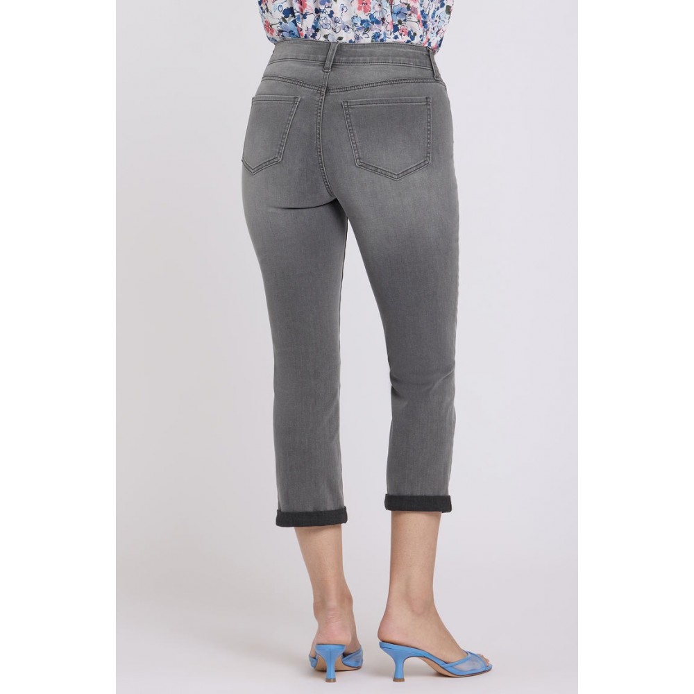 NYDJ - Chloe Skinny Capri 1" Roll Cuff Jeans - Dusty Ash