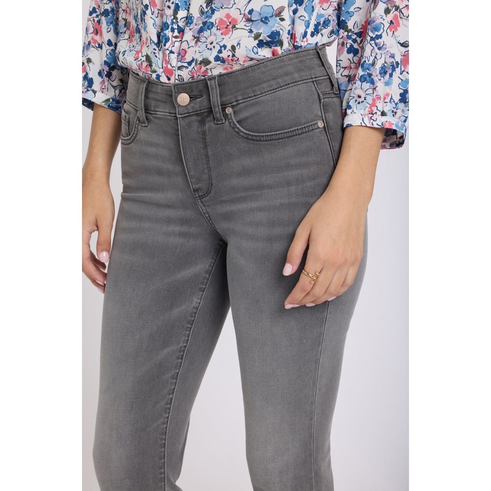 NYDJ - Chloe Skinny Capri 1" Roll Cuff Jeans - Dusty Ash