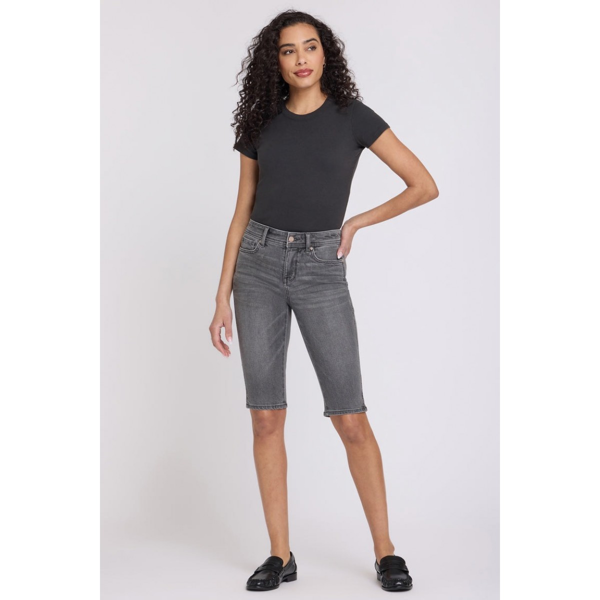 NYDJ - Sophie Bike Capri Jeans - Dusty Ash