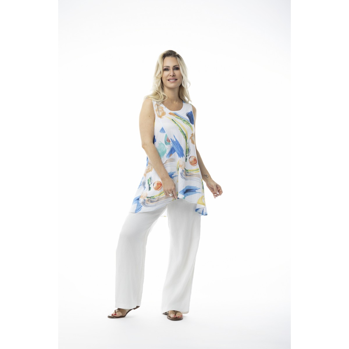 Pure Essence - SS26 Multi Stroke Tunic - #666-8061