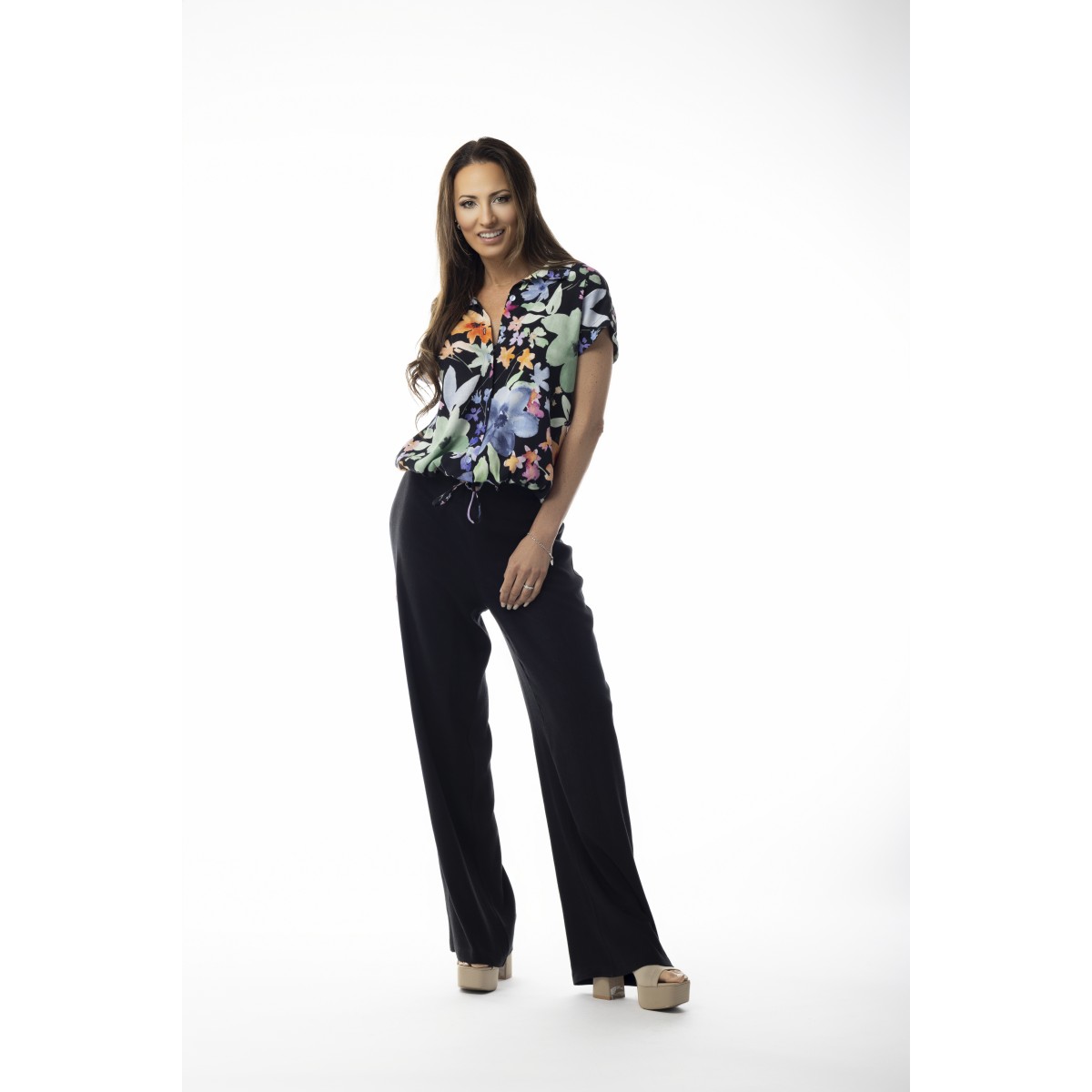 Pure Essence - Pant - Navy #646-2381