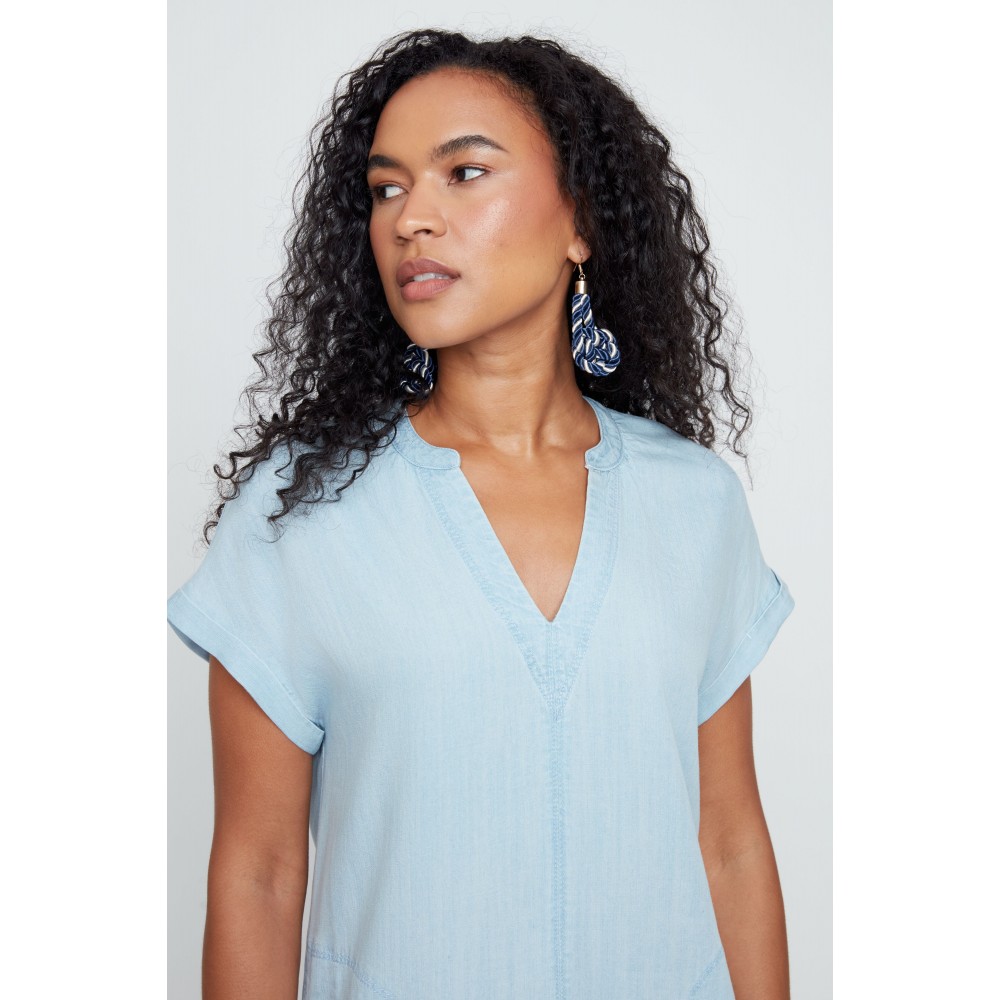 Renuar - Woven Dress - Chambray