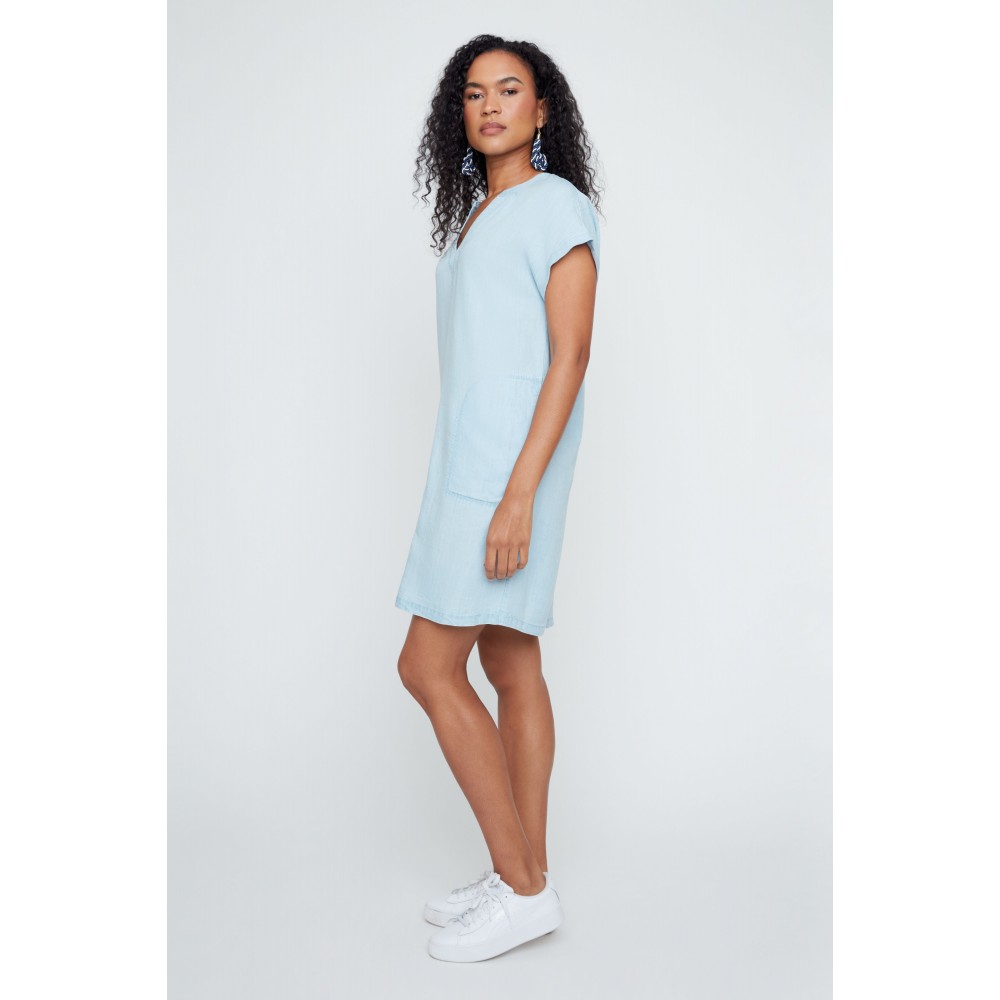 Renuar - Woven Dress - Chambray