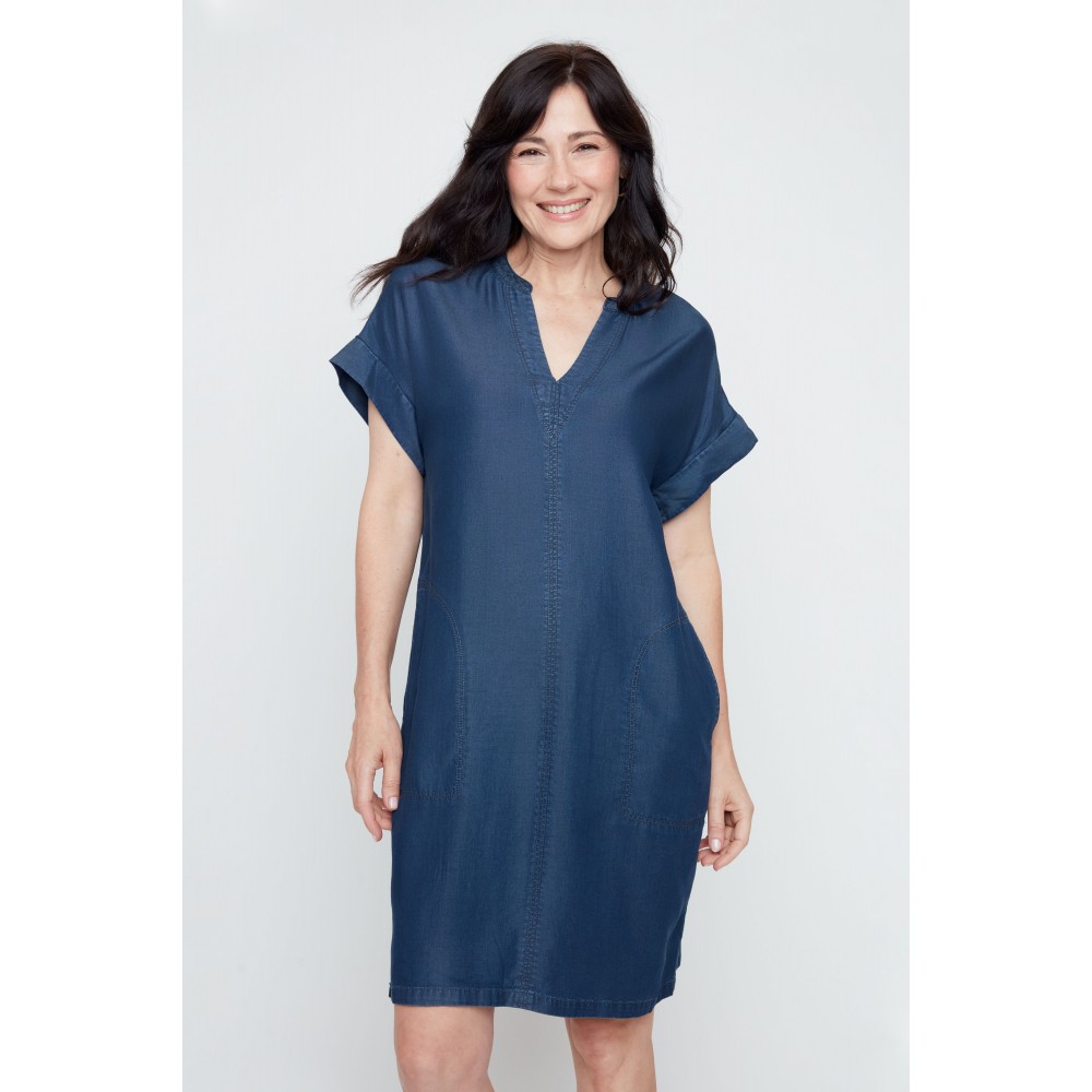 Renuar - Woven Dress - Ink