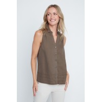 Renuar - Woven Blouse - Khaki