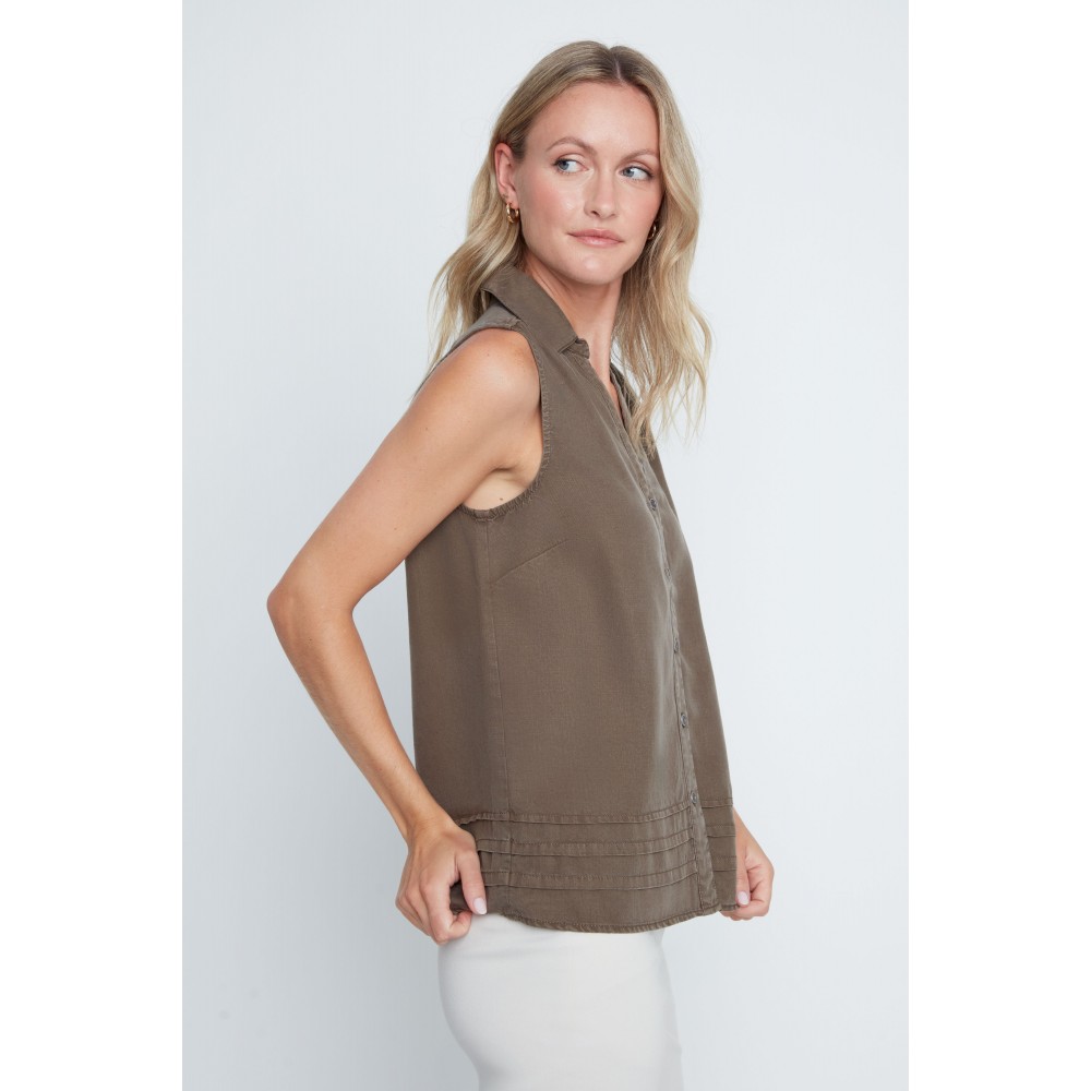 Renuar - Woven Blouse - Khaki