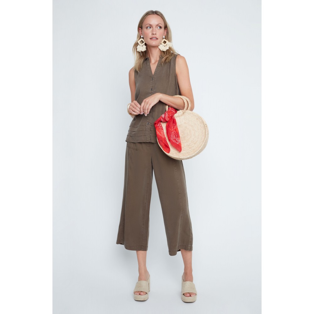 Renuar - Woven Gaucho - Khaki