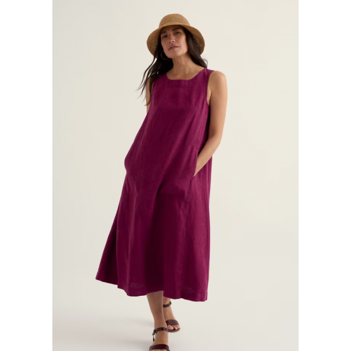 Seasalt - Cresting Wave Dress - Dark Freesia