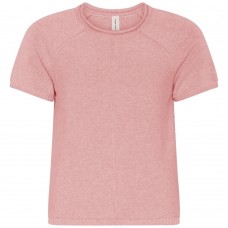 Skovhuus - Short Sleeve Cotton Sweater - Crystal Rose