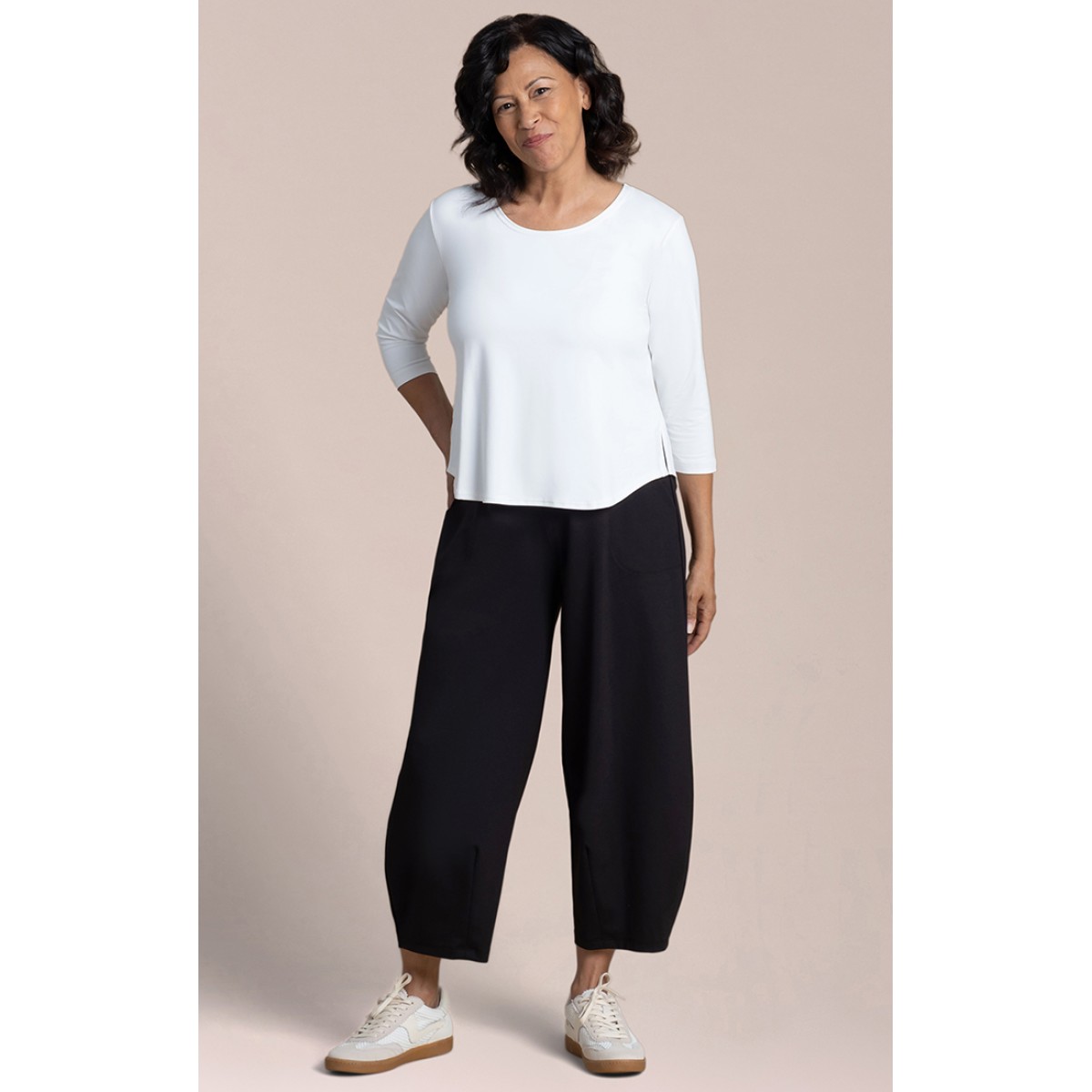 Sympli - Lux Narrow Lantern Pant - Black