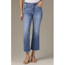 Wit & Wisdom - Tatum Itty Bitty Flare High Rise - Medium Blue