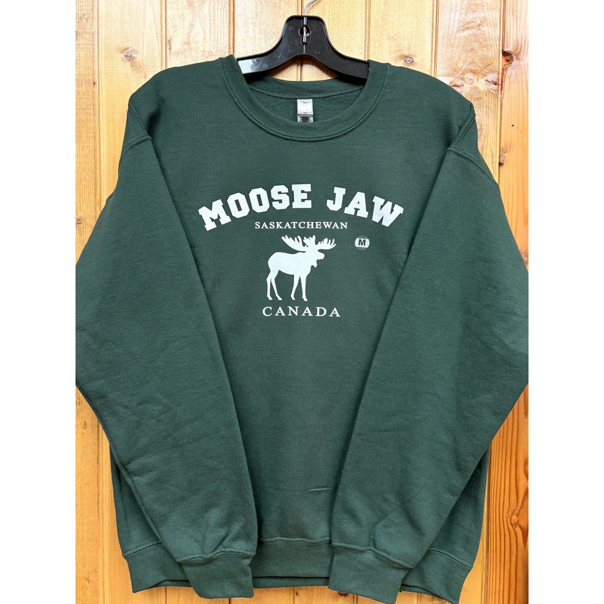 Moose Jaw Standing Moose Sweatshirt Forest