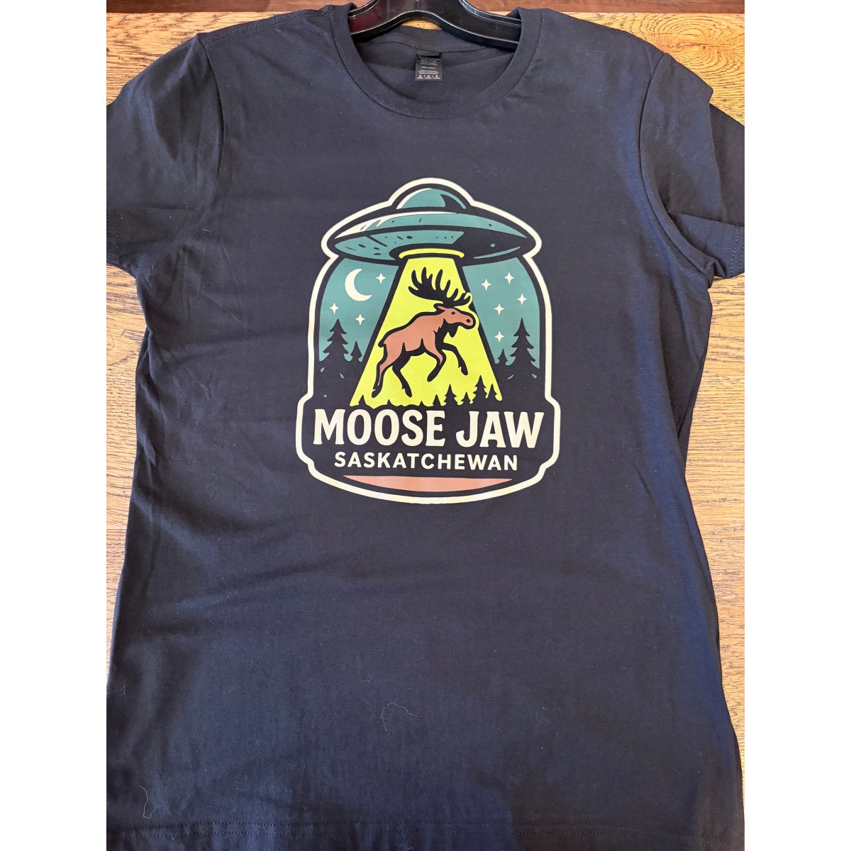 Moose Jaw Alien Nation Ladies T-Shirt Black