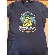 Moose Jaw Alien Nation Ladies T-Shirt Black