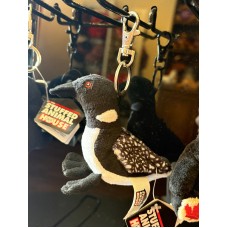 Stuffed Zipper Pull - Natural Loon Stuffed Zipper Pull - Natural Loon